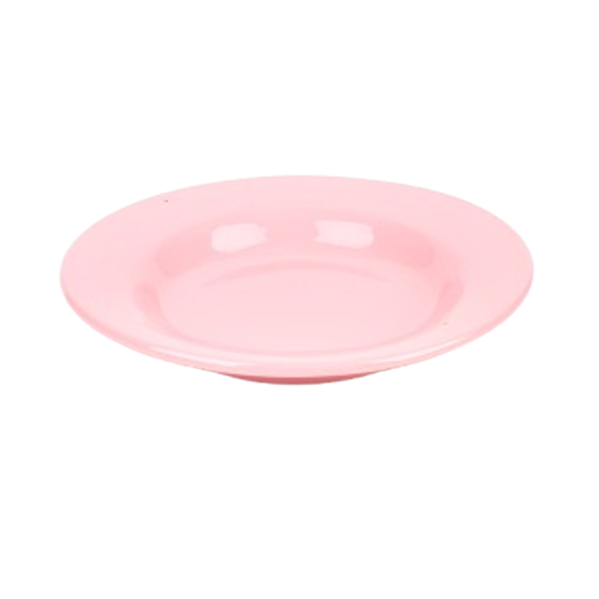 AMC 5315 Assiette creuse Rose nude haute de gamme en fine céramique fait main Ø 22cm – Image 1