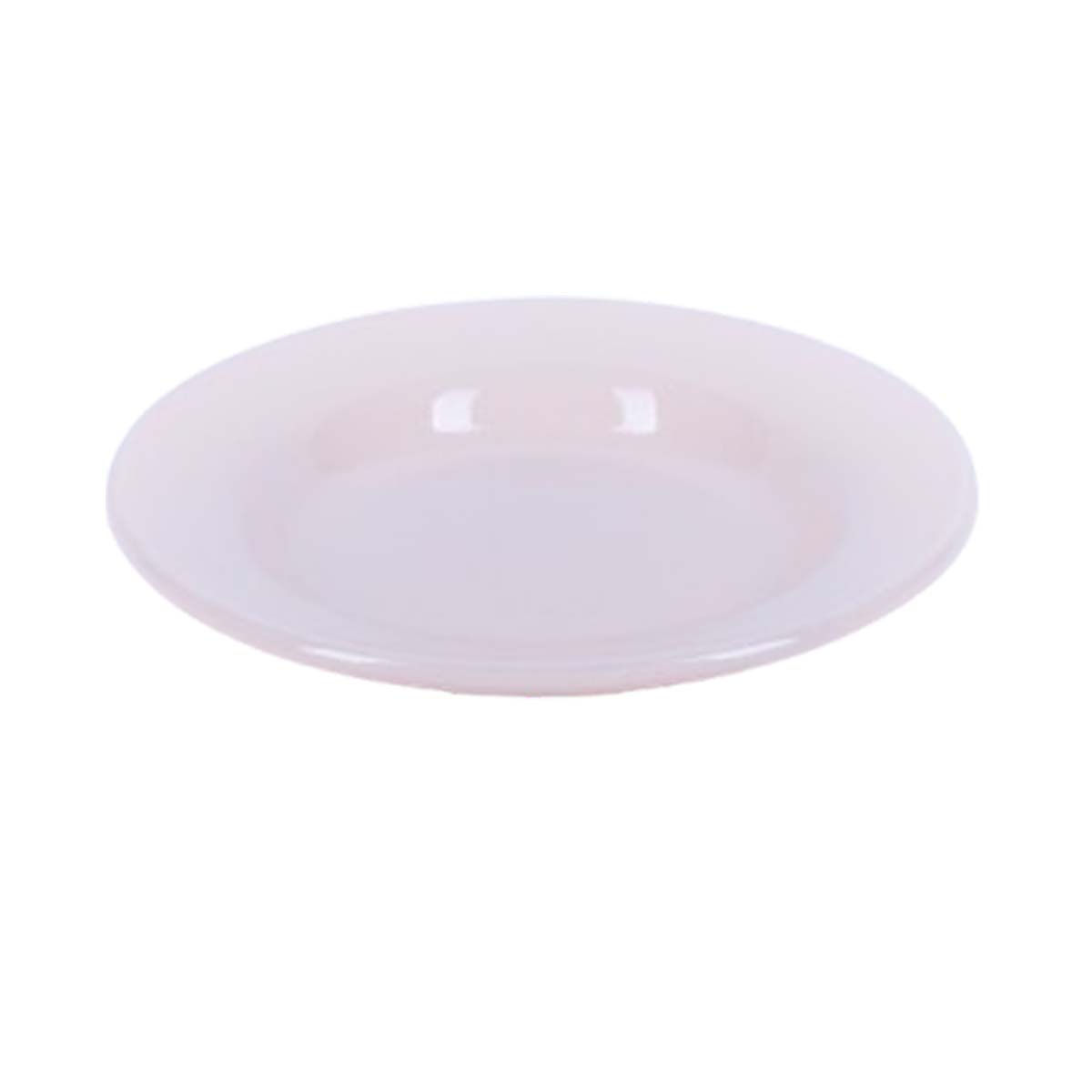 AMC 5316 Assiette creuse Crème haute de gamme en fine céramique fait main Ø 22cm – Image 1