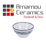 Bol creux Byrsa haute de gamme en fine céramique fait main Ø 13 cm – Image 2