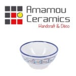 Bol creux Utique haute de gamme en fine céramique fait main Ø 13 cm – Image 2
