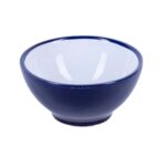 Bol creux Bicolor haute de gamme en fine céramique fait main Ø 13 cm