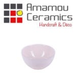 Bol creux Crème haute de gamme en fine céramique fait main Ø 13 cm – Image 2