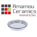Assiette calotte Utique haute de gamme en fine céramique fait main Ø 25 cm – Image 2