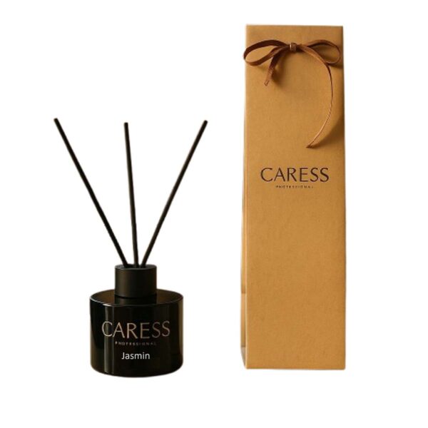 Diffuseur de parfum avec bâtonnets de Caresse Professional bouquets fleuris Sublime Jasmin! 100% fabrication artisanale Flacon de 120ml