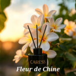 Diffuseur de parfum avec bâtonnets de Caresse Professional bouquets fleuris Sublime Fleur de chine! 100% fabrication artisanale Flacon de 120 ml – Image 3