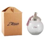 Sucrière GM en verre soufflé  avec couvercle en cuivre MZA 1169 – Image 4