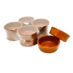 Lot de 8 pièces + 2 gratuits plat à lasagne en Céramique émaillée pâte à feu PM