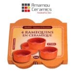 Lot de 8 pièces + 2 gratuits Ramequins en Céramique émaillée  "pâte à feu" – Image 3