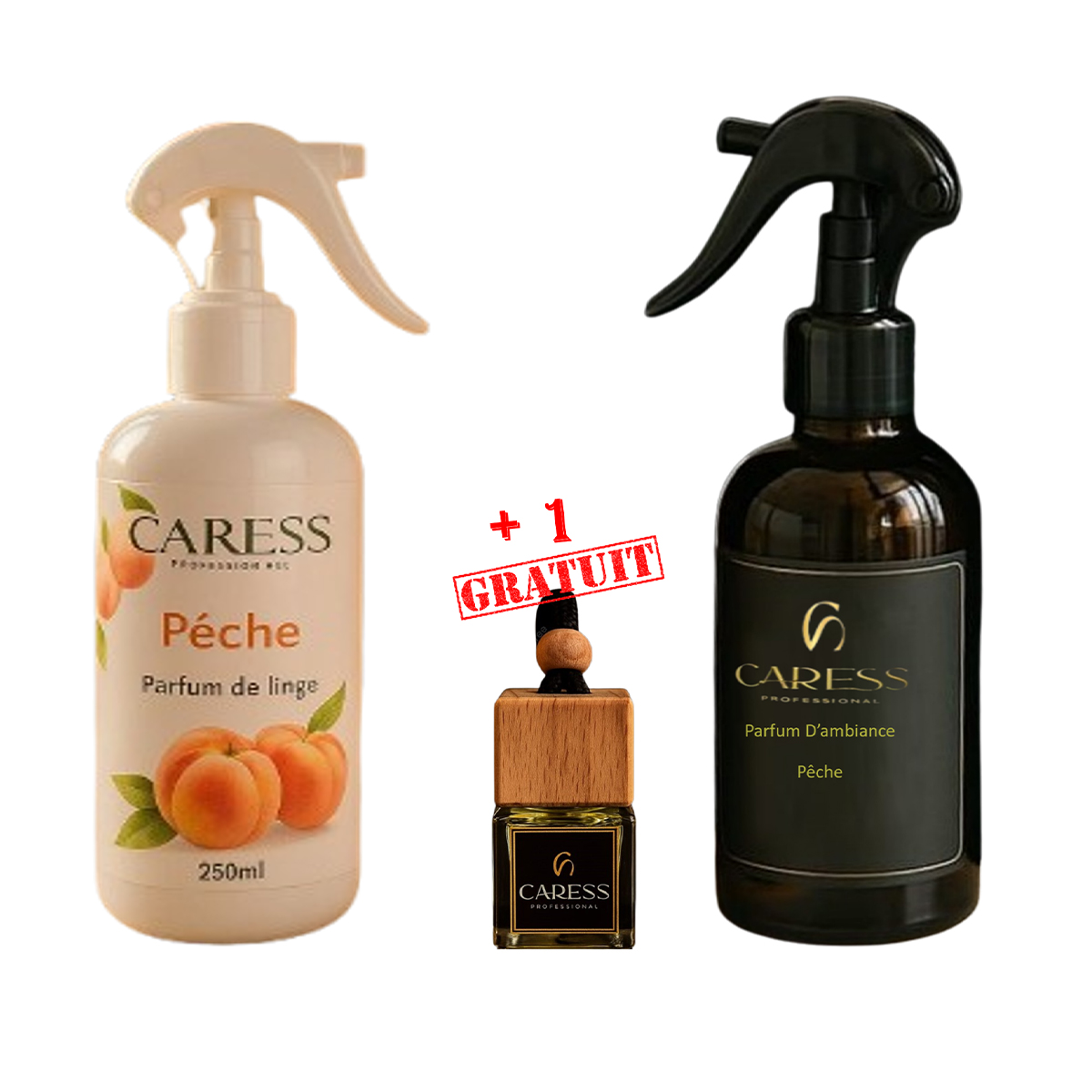 CPW 6631 Pack Maison fraîche 2 Pièces + 1 gratuit de Caresse Professional Sublime Pêche! 100% fabrication artisanale – Image 1