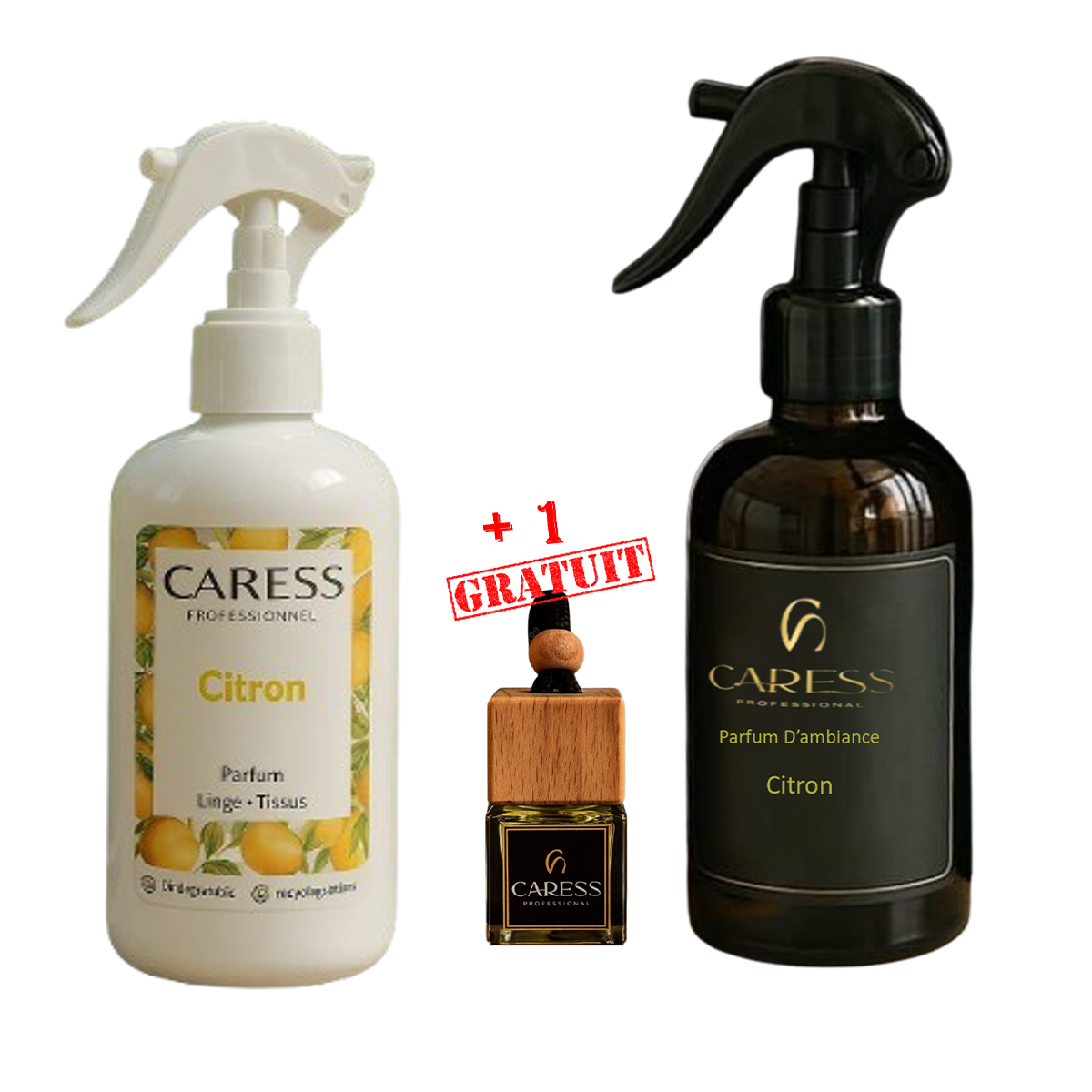 CPW 6638 Pack Maison fraîche 2 Pièces + 1 gratuit Caresse Professional Sublime Citron! 100% fabrication artisanale – Image 1