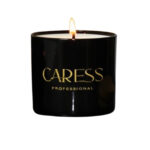 Bougie parfumée de Caresse Professional Sublime Jasmin! 100% fabrication artisanale Flacon en noir