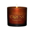 Bougie parfumée Caresse Professional bouquets fleuris Sublime Océan! 100% fabrication artisanale Flacon en miel