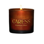 Bougies parfumées Caresse Professional bouquets fleuris Sublime Lavande! 100% fabrication artisanale Flacon en miel