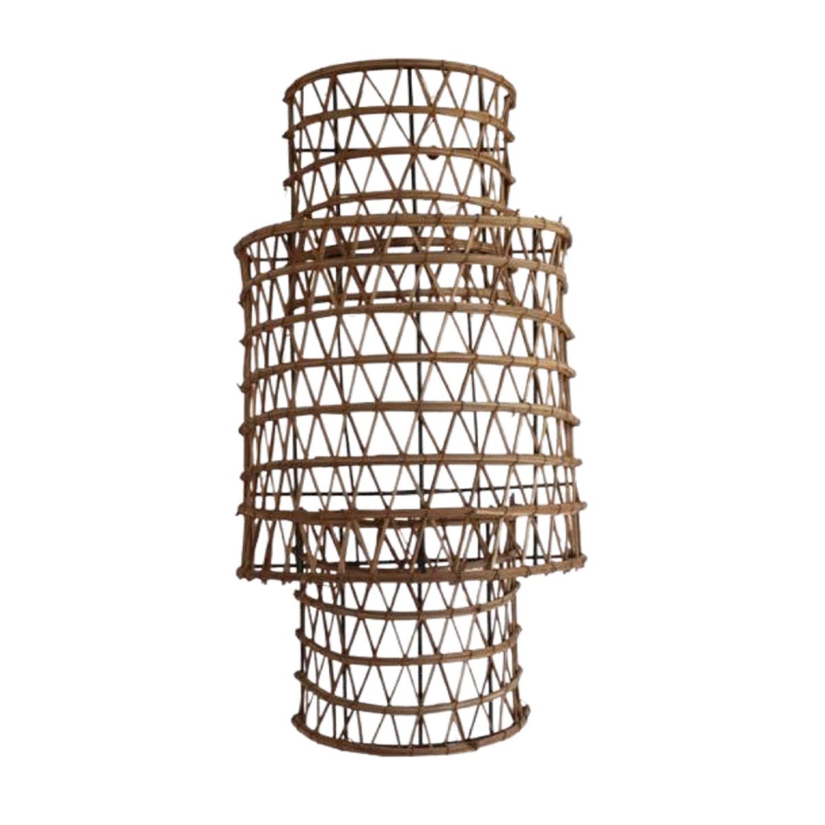 DAK 5530 Applique mural luminaire design lustre ajouré fait main en fibre de palmier – Image 1