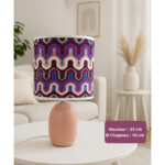 Lampe à poser abat-jour de haute gamme en wax pied en céramique de la Collection Classique N°102 – Image 2