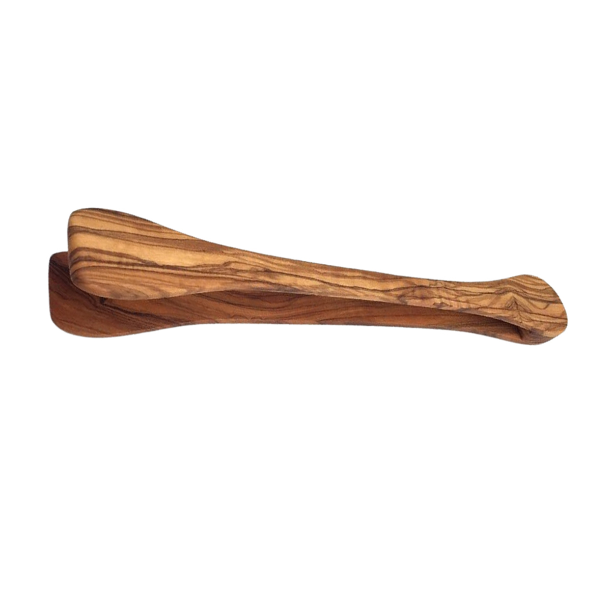 TOP 1912 Pince de cuisine Pince de service en Bois d'Olivier fait main PM – Image 1