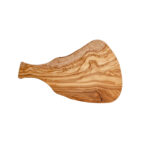 Planche à découper courbée avec manche haut gamme design classique en Bois d'olivier fait main T1