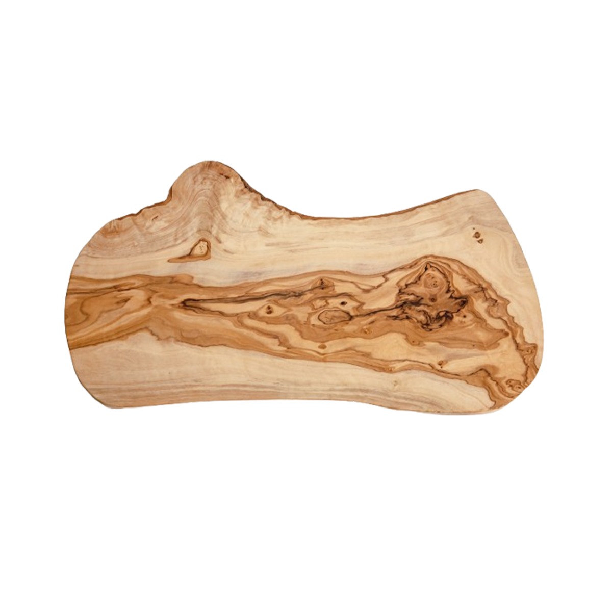 TOP 3035 Planche à découper mince courbée écoré haut gamme design classique en Bois d'olivier fait main GM 42 cm – Image 1