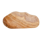 Planche courbée à découper ou à servir haut gamme design classique en Bois d'olivier fait main T3