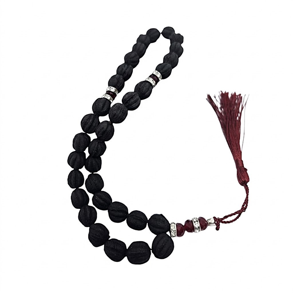 2 Coffret cadeau haut de gamme * Chapelet Amber de 33 perles avec éléments en argent au design unique et magnifique, signé Mofida Fashion – Image 1