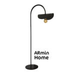 Lampadaire haute gamme Pétale Lamp noir de style vintage de la Collection Grand Classique N° 11