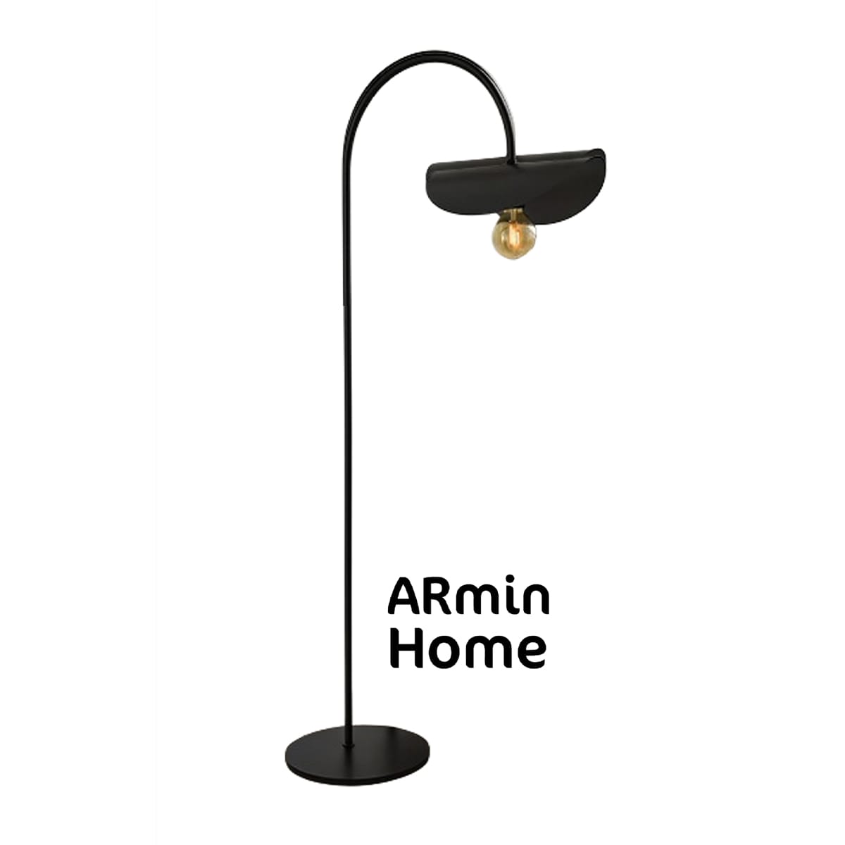 ARH 9011 Lampadaire haute gamme Pétale Lamp noir de style vintage de la Collection Grand Classique N° 11 – Image 1