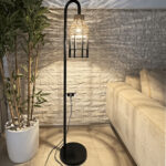 Lampadaire Arc Fanous haute gamme en Noir de style vintage de la Collection Grand Classique N° 14 – Image 4