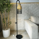 Lampadaire Arc Fanous haute gamme en Noir de style vintage de la Collection Grand Classique N° 14 – Image 3
