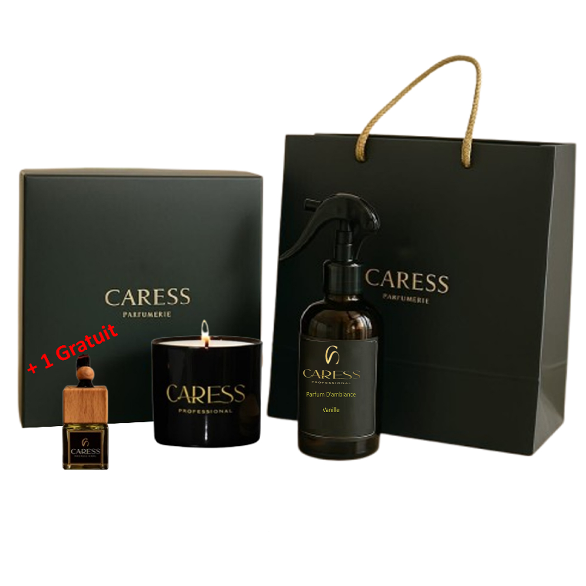 CPW 6835 Pack Maison zen 2 Pièces + 1 gratuit de Caresse Professional Sublime Vanille! 100% fabrication artisanale – Image 1