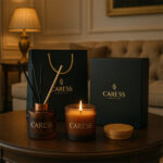 Coffret Double Plaisir parfumée Duo Caress ambiance printanière ! 100% fabrication artisanale senteur Citron – Image 2