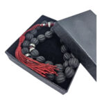 Coffret cadeau haut de gamme * Chapelet Amber de 33 perles avec éléments en argent au design unique et magnifique, signé Mofida Fashion – Image 2