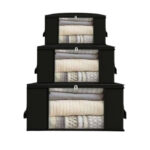 Pack de 3 Organisateur de Rangement pour Vêtements et Penderies, Boite de Rangement Vêtement T1/ T2/ T3