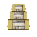 Pack de 3 Organisateur de Rangement pour Vêtements et Penderies, Boite de Rangement Vêtement T1/ T2/ T3
