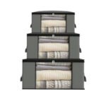 Pack de 3 Organisateur de Rangement pour Vêtements et Penderies, Boite de Rangement Vêtement T1/ T2/ T3