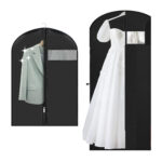 Pack de 2 Pièces: 1 Housse Vêtement Protège Costumes et Housse Vêtement pour Robes de mariée Robe de soirée T4 – Image 2