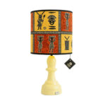 Abat-jour de haute gamme en wax pied en céramique figurines pion d’échecs OCS 3533 