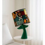 Abat-jour de haute gamme en wax pied en céramique figurines queue de poisson OCS 3720 – Image 2