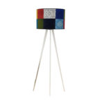 Lampadaire Trépied Scandinave de haute gamme en wax pied bois noble peint à la main de style vintage de la Collection Grand Classique N° 44