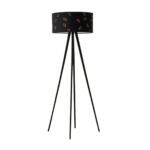 Lampadaire Trépied Scandinave de haute gamme en wax pied bois noble peint à la main de style vintage de la Collection Grand Classique N° 45