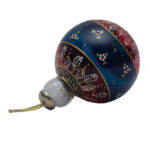 Décorations festives boule de Noël décoration noël en Verre soufflé fait main décorée main MM