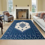 Tapis de kairouan  noués à la main en laine  TOP 1740 – Image 2