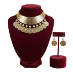 Parure design mahboub en cuivre trempé dans de l’or  AJB 8908