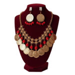 Coffret de Parure Tlila en  cuivre trempé dans de l’or AJB 8911