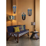 ARmin Masque africain décoration murale M2 en Bois Tableau Mural haut de gamme fabrication artisanale – Image 4