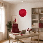 Suspension globes haut de gamme design boule tressé à la main en fil de rotin – Image 5