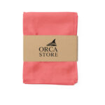 Ensemble de 6 Serviette de Table haut de gamme en Corail confectionnée en 100% lin قمرايا raffinées fait à la main M65