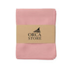 Ensemble de 6 Serviette de Table haut de gamme en Rose confectionnée en 100% lin قمرايا raffinées fait à la main M68