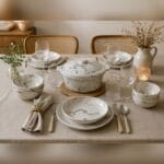 Pack Double Plaisir à Table Marbré 20 pièces en céramique TOP 1231 – Image 2
