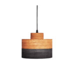 Suspension Combino Ronde Lampes design Armin Home Suspension en bois de style vintage fabrication artisanale T2