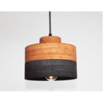 Suspension Combino Ronde Lampes design Armin Home Suspension en bois de style vintage fabrication artisanale T2 – Image 3